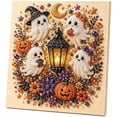 thumbnail image 2 of Halloween Ghost Pearl Art DIY Kit, Spooky Cute 3D Diamond Painting Crafts for Adults, DIY Fall Home Decor Wall Art, Beginner DIY Seasonal Party Gift, 2 of 8