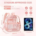 thumbnail image 2 of Mochila Transparente MUSEVOS Aprobada para Estadios 30x30x15 cm Rosa, 2 of 9