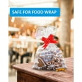 thumbnail image 4 of TickJOY 20 Pcs Clear Cellophane Bags Large (24 in x 30 in), 3 Mil Thicker Cellophane Wrap for Gift Baskets, Celofan Plastic Gift Bags with Red Bows Ribbon, 4 of 7