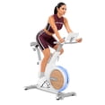 thumbnail image 1 of Bicicleta de Spinning Estática para Ejercicio Profesional – Eleva Blanco Madera, 1 of 10
