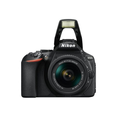 Nikon - D5600 DSLR Video Two Lens Kit with 18-55mm and 70-300mm Lenses - Black