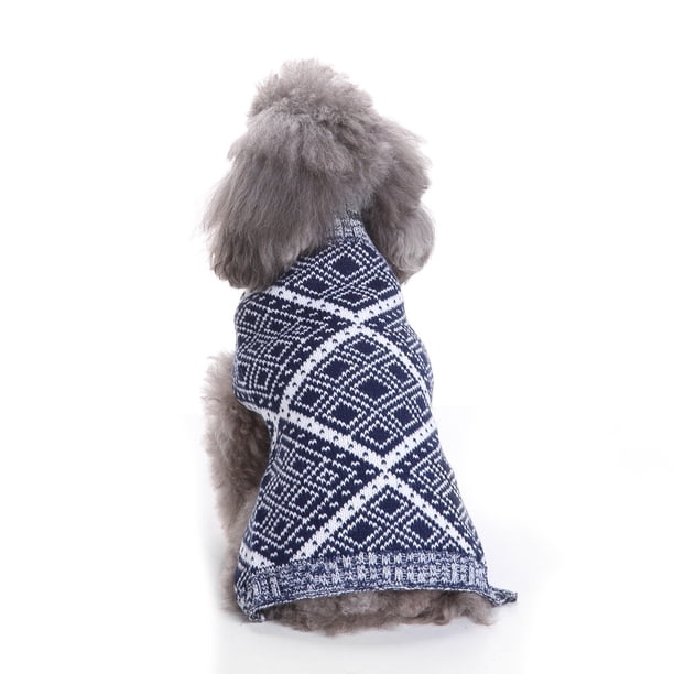 Xiao Hua Ropa para perros, suave, gruesa y cálida, suéter de invierno para cachorros (A65, L)