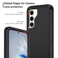 thumbnail image 2 of I-HONVA For Samsung Galaxy S23 Plus Case,3-Layer Military Grade Drop Protection Anti-Slip Bumper Rugged Shockproof Dustproof Protection 6.6 inch Phone Case,Full Black, 2 of 7