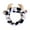 A, variant on Joernso Autumn Winter Women Cow Headband Spa Makeup Adjustable Elastic Head Band Washing Face Spa Makeup Hair Band