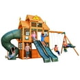 thumbnail image 6 of KidKraft Falcon Ridge Wooden Swing Set / Playset with Kitchen, Slides and Glider, 6 of 17