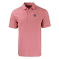 thumbnail image 2 of Men's Cutter & Buck  Scarlet/White Ohio State Buckeyes Primary Logo Forge Eco Double Stripe Stretch Recycled Polo, 2 of 3
