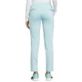 thumbnail image 2 of Cherokee Statement Women Scrubs Pant, Mid Rise Straight Leg Drawstrings, CK055P, XS Petite, Clearwater, 2 of 7