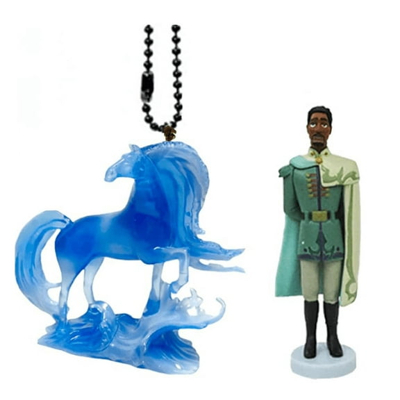 Nokk Elsa’s Horse 4” & Lieutenant Mattias Pvc Keychain Dangler Ornament Figure…