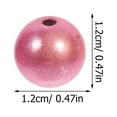 thumbnail image 2 of OUNONA Multi-Colored Acrylic Round Beads Set, Vibrant Colored Beads for Jewelry Making and Crafts, 1 Set, 2 of 5
