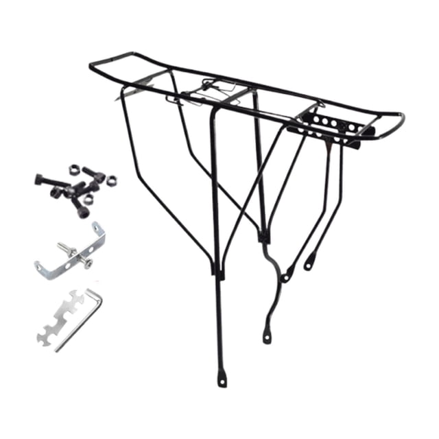 DYNWAVECA Cargo Rack Rear Bike Rack for Food Delivery Riding Cycling Equipment Large Hole