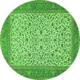 thumbnail image 1 of Ahgly Company Indoor Round Persian Green Traditional Area Rugs, 7' Round, 1 of 1