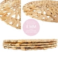 thumbnail image 4 of Koyal Wholesale Woven Placemats Set of 12, 14.8" Round Boho Placemats, Water Hyacinth Placemats, Farmhouse Place Mats, Wicker Placemats, 4 of 5
