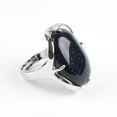thumbnail image 1 of Ring Women Reiki Chakra Healing Point Ring Lapis Lazuli Unakite Jewelry, 1 of 6