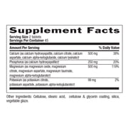 Country Life Target Mins - Calcium Magnesium Potassium Bone & Heart Health Supplement, 1000mg Calcium, 500mg Magnesium, Supports Calcium Utilization, 90 Tablets – Certified Gluten Free & Vegan