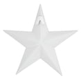 thumbnail image 4 of VHC Brands Patriotic Faceted Metal Star White Wall Hanging 8x8, Independence Day Decor, American Star Design, Distressed Appearance Metal Wall Hanging, Star Shape, Country, Matte White, 4 of 6