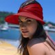 thumbnail image 3 of Sombrero pico plegable - Gorra de playa para deportes al aire libre para mujer - Nailon tejido ligero - Talla única, 3 of 5