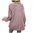 thumbnail image 5 of WFJCJPAF Clearance! Sweater for Women under $10,Fashion Women Casual Long Sleeve Long Sweater Coat Cardigan Blouse Tops - Pink L, 5 of 9