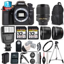 Nikon D7500 Camera   AF- S 18-140mm VR - 3 Lens Kit   Flash   1yr Warranty  64GB