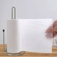 thumbnail image 3 of Stainless Steel Wire paper towel Holder-Easy One-Handed Tear Kitchen Dispenser with Weighted Base for Standard Paper Towel Rolls, Silver finish, 3 of 4