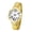 Gold-White-W, variant on Women's Elastic Strap Watch: Large Face Big Number Easy Reader Watch Analog Quartz Watch Waterproof Casual Business Dress Wristwatch