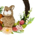 thumbnail image 4 of Northlight Floral Grapevine Small Spring Easter Wreath with Sisal Bunny - 12", 4 of 6