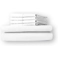 thumbnail image 1 of Sábana Fresca1800 Hilos King Size Blanco B.KIND & BEYOND King Size, 1 of 4
