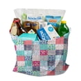 thumbnail image 5 of Rustic Style Nordic Stripes Fabric Shopping Bag - Machine Washable Eco-Friendly Foldable Tote, 5 of 5