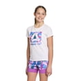 thumbnail image 3 of Reebok Girl’s Printed Short Sleeve Graphic T-Shirt, Sizes 4-18, 3 of 6