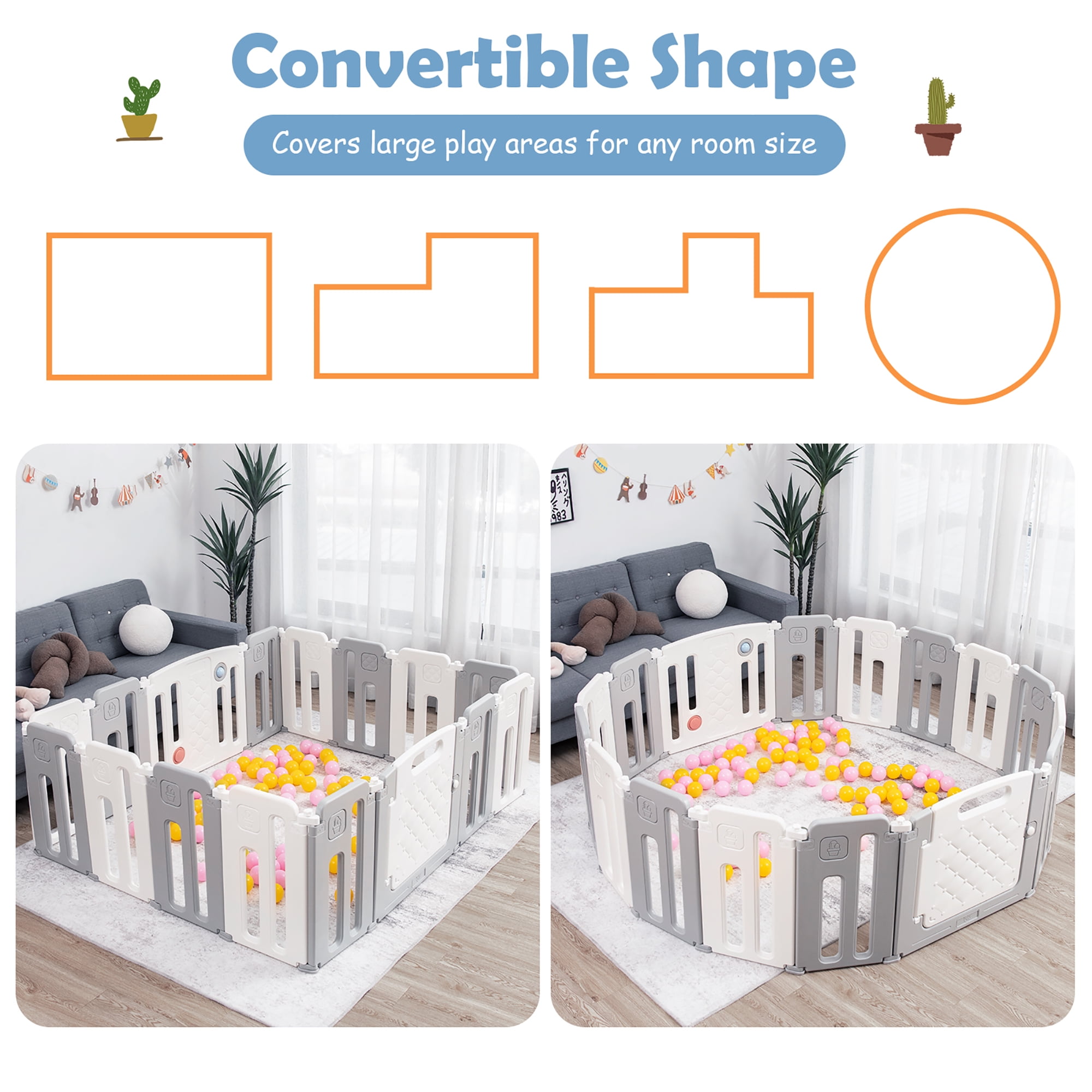 Convertible playpen hot sale