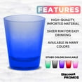 thumbnail image 2 of Shot Glasses with Frosted Glass 1.75 oz. Set of 12, Bulk Pack - Great for Weddings, Birthdays, Parties, Indoor & Outdoor Events - Blue, 2 of 5