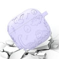 thumbnail image 4 of SUNHUFA Silicone Case Protector w/ Carabiner Cute Cover for AirPods 4 Gen (2024)(Purple), 4 of 9