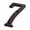 H, variant on Darzheoy 3 inch Iron House Number, Iron Black House Numbers for Outside, Metal Mailbox Numbers for Outside, Home Address Numbers for House, Matching Screws