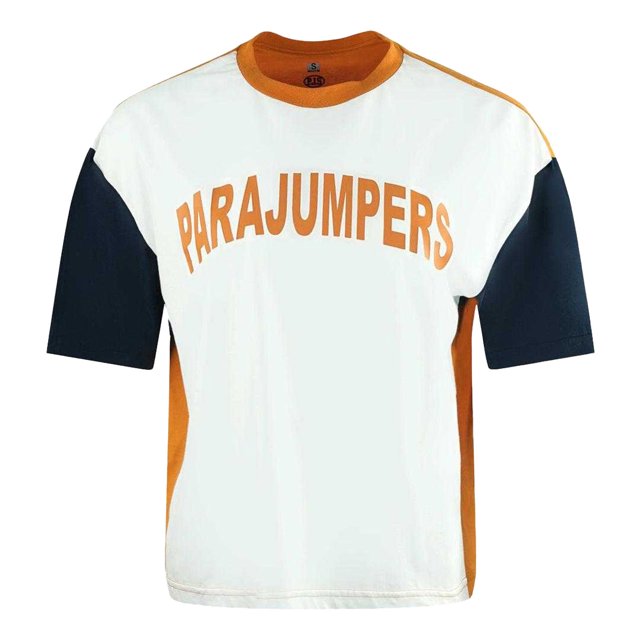 Parajumpers Womens Colour Block Logo Boxy T-Shirt