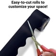 thumbnail image 2 of Musbetu 1 Roll Bulletin Board Border Trim Smooth Surface Wavy Edge Design Crafting Borders for School Decor, 2 of 7
