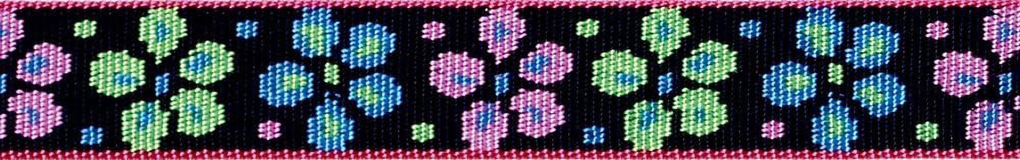 LupinePet Originals 1" Flower Power 15-22" Martingale Collar for Medium and Larger Dogs
