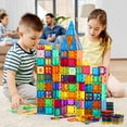 thumbnail image 4 of Juego de 30 piezas de azulejos magnéticos para construcción Anbalulu para niños mayores de 3 años, 4 of 7