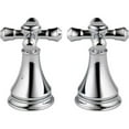 thumbnail image 3 of Delta H695 Metal Cross Handle Set - Roman Tub, Chrome, 3 of 4