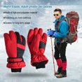 thumbnail image 3 of Jumpingount Guantes de esquí Manopla Manoplas profesionales Accesorios Protección contra la frialdad Manoplas para montar al aire libre Senderismo Ciclismo guantes y mitones Rojo Jumpingount AP011078-01B, 3 of 6