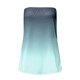thumbnail image 4 of Recortada camisetas sin mangas para las mujeres Mujeres adecuado Color a juego sin tirantes Bandeau sin mangas verano vacaciones suelta vacaciones Top camisa blusa mujeres Top (Mint Green, XL), 4 of 5