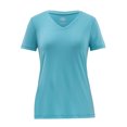 thumbnail image 4 of Athletic Works Women's Active V-Neck T-Shirt with Short Sleeves, 2-Pack, Sizes XS-XXXL, 4 of 11