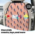 thumbnail image 5 of Naloa Winter Skiing Adventure 2Pcs Anti-Kick Back Seat Cover Kick Mat, Car Seat Protector with 3 Storage Pockets, 5 of 8