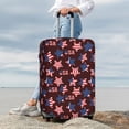 thumbnail image 7 of Logiee American Stars1 Print Travel Luggage Cover,Suitcase Protector, Washable Elastic Suitcase Baggage Cover,Closure for Wheeled Suitcase Fit 18-32 Inch Luggage-X-Large, 7 of 7