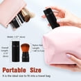 thumbnail image 2 of Brochas de maquillaje JewelryWe Retractable Powder Foundation x3 Negro, 2 of 8