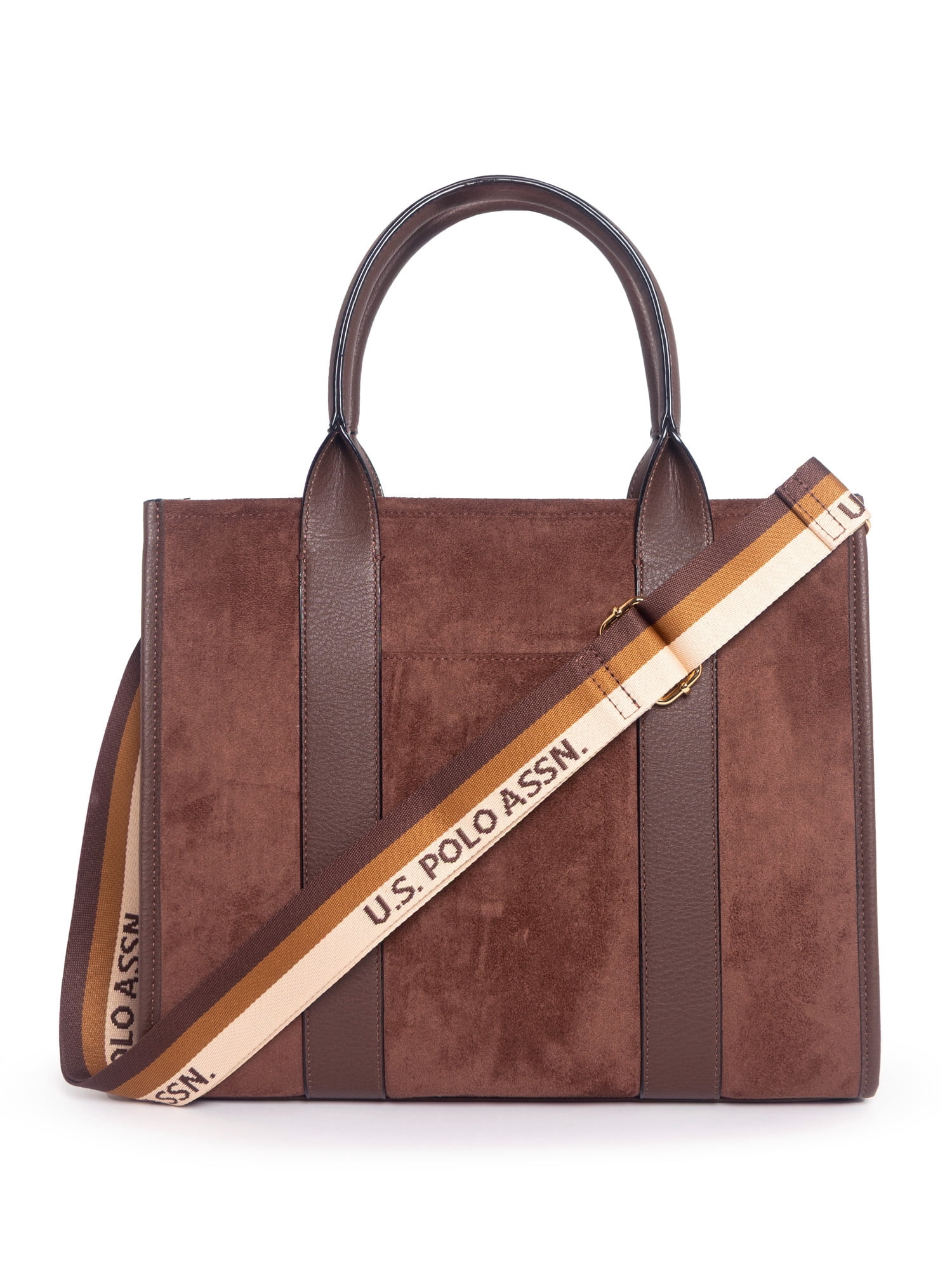 U.S. Polo Assn Women's Brown Heritage Tote