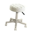 thumbnail image 1 of Nail Beauty Pulley Work Chair Swivel SPA Stool for Bars Massage Coffee Shops White, 1 of 9