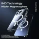 thumbnail image 4 of Funda fina y magnética para iPhone 15, 14, 13, 12, 11 Pro Max, 14 Plus, transparente, con carga inalámbrica Magsafe, 4 of 5