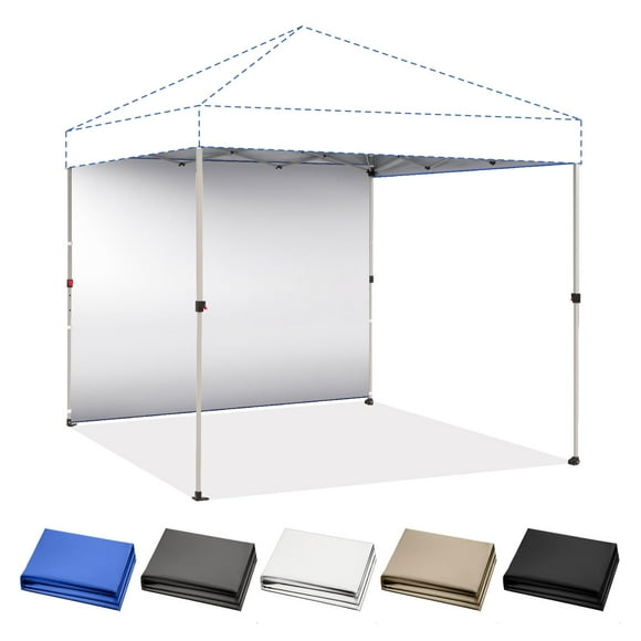 SunWall para toldo emergente 8x8 CROWN SHADES Plata