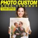 thumbnail image 2 of Kits de bordado de punto de cruz personalizados con fotografía de Meian, hilo de algodón de 11 quilates, pintura para manualidades, costura, conjunto DMC, impresión contada en lienzo, 2 of 5