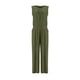thumbnail image 3 of Mamelucos Sin Mangas Mamelucos sueltos para mujer Monos de pierna ancha de lino y algodón informales (Verde militar XL) Kuymtek para Mujer ejercito verde T S, 3 of 6