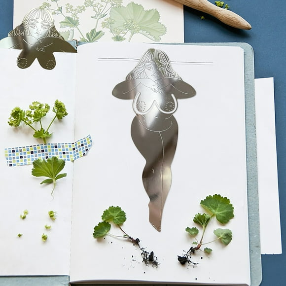 Gold Tone Baby Bookmark Beauty Baby Bookmark Stainless Steel Metal Beauty Bookmark